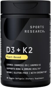 Sports Research Vitamin D3 K2