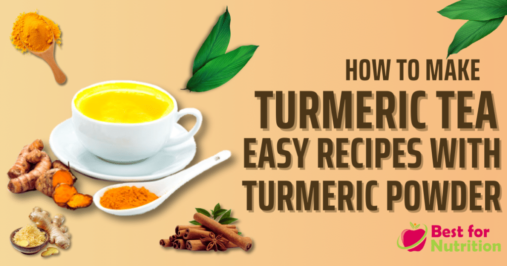 How to Make Turmeric Tea