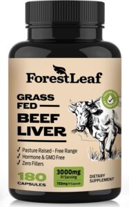 ForestLeaf Grass-Fed Beef Liver Capsules