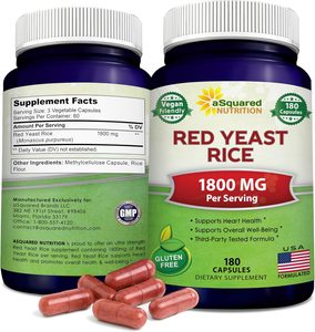aSquared Nutrition Red Yeast Rice 1800 mg