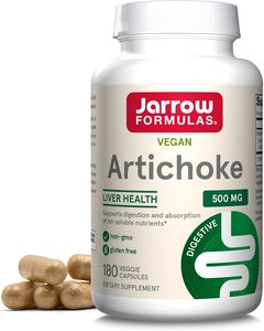 Jarrow Formulas Artichoke 500mg, 180 Veggie Capsules