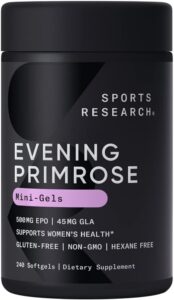 Sports Research Evening Primrose Oil 500mg