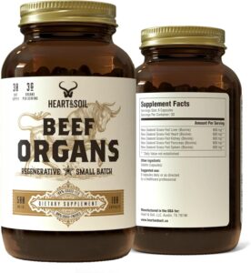 HEART & SOIL Beef Organs Supplement