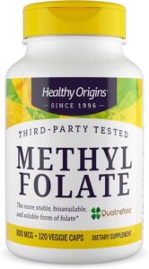 Healthy Origins Quatrefolic 800mcg