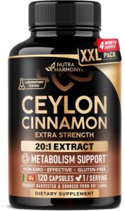 NutraHarmony Ceylon Cinnamon 20:1 Extract
