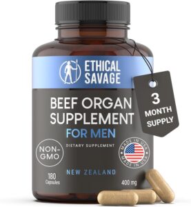 Optimal Carnivore Beef Organ Supplement for Men