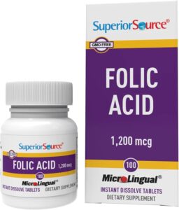 Superior Source Folic Acid 1200mcg