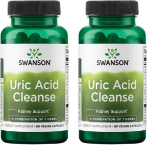 Swanson Uric Acid Cleanse Kidney Support, 2-Pack
