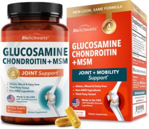 BioSchwartz Glucosamine Chondroitin MSM Joint Support Supplement