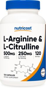 Nutricost L-Arginine L-Citrulline Complex