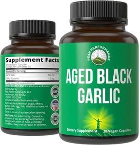 Peak Performance Aged Black Garlic (30 Vegan Capsules)