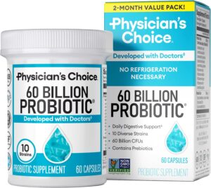 Physician’s CHOICE Probiotics 60 Billion CFU