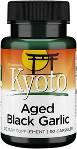 Swanson Aged Black Garlic 650 mg (30 Capsules)