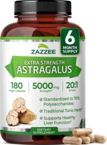 Zazzee Extra Strength Astragalus Root 20:1 Extract
