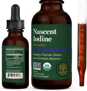Global Healing Detoxadine Organic Nascent Iodine Drops (1 fl oz)