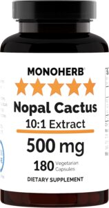 MONOHERB Nopal Cactus Extract 500mg