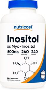 Nutricost Inositol Capsules 500 mg