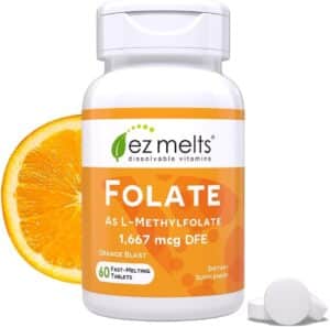 EZ Melts Dissolvable Folate 1,667 mcg