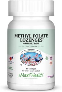 Maxi Health Methyl Folate Lozenges with B12 & B6