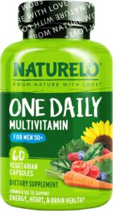 NATURELO Men's Multivitamin for Men 50+