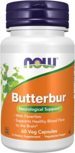 NOW Foods Butterbur + Feverfew