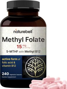 NatureBell L-Methylfolate 15mg + Methyl B12