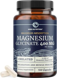 Nobi Nutrition Magnesium Glycinate 400mg
