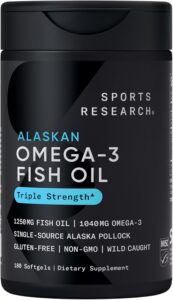 Sports Research Omega-3 Fish Oil 1250