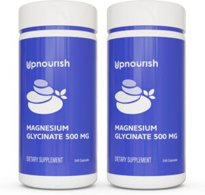 UpNourish Chelated Magnesium Glycinate 500mg