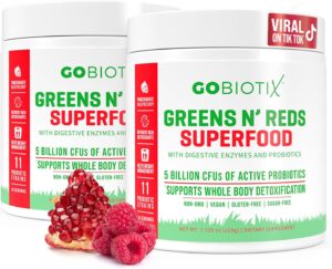 GOBIOTIX Greens n’ Reds Superfood Powder