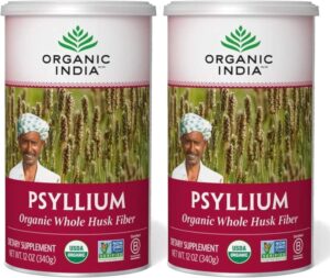 ORGANIC INDIA Whole Psyllium Husk Powder