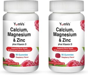 Yum-Vs Calcium, Magnesium, Zinc & Vitamin D Gummies