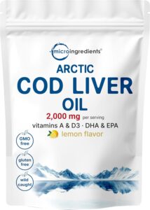 Micro Ingredients Arctic Cod Liver Oil 2,000mg