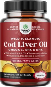 Nature’s Craft Wild Icelandic Cod Liver Oil