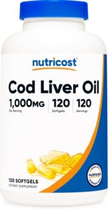 Nutricost Cod Liver Oil 1000mg