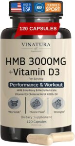 VINATURA HMB 3000mg + Vitamin D3 (1600 IU)