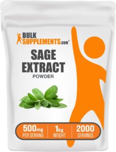 BulkSupplements Sage Extract Powder