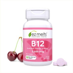 EZ Melts Dissolvable B12 2,500 mcg