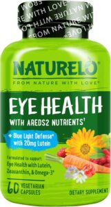 NATURELO Eye Vitamins, AREDS 2 Formula