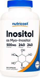 Nutricost Inositol Capsules 500 mg