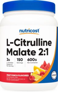 Nutricost L-Citrulline Malate 2:1 Powder