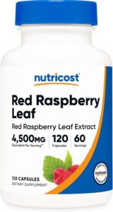 Nutricost Red Raspberry Leaf Extract 4,500mg Equivalent