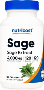Nutricost Sage Extract 4,000mg Equivalent