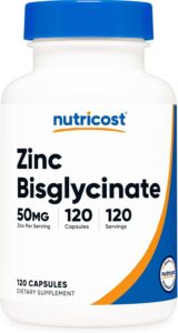 Nutricost Zinc Bisglycinate 50mg