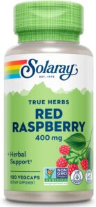 SOLARAY Red Raspberry Leaves 400 mg