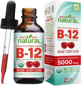 Why Not Natural Organic Vitamin B12 Liquid