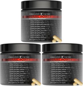 Formulation Factory Primal Power 10-in-1 Grass-Fed Organ Supplement