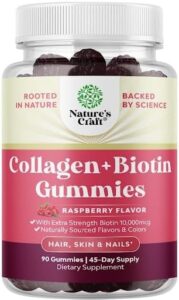 Nature’s Craft Collagen + Biotin Gummies