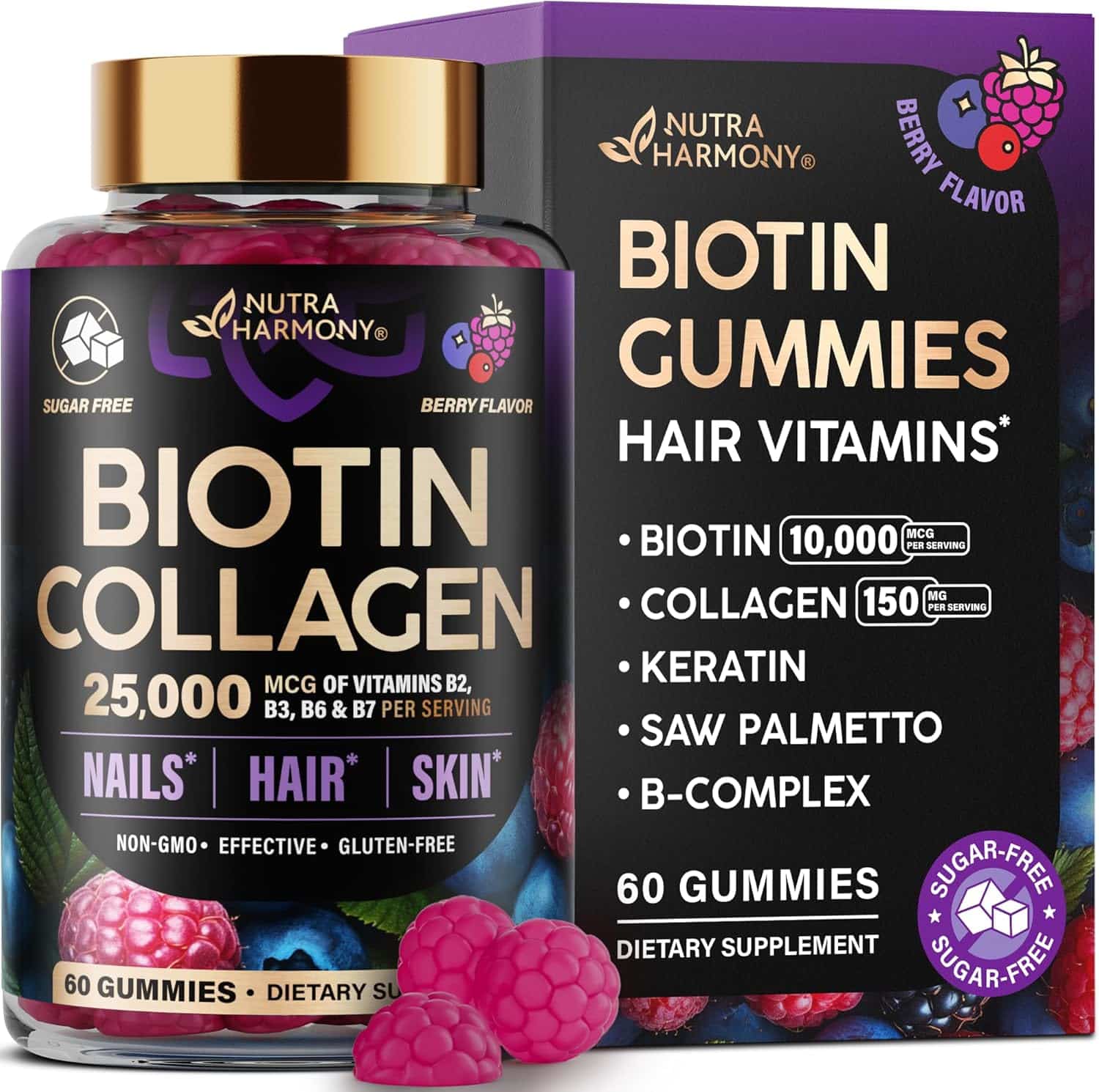 Best 4 Biotin and Collagen Gummies for Hair, Skin & Nails