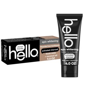 hello Epic Whitening Charcoal Toothpaste